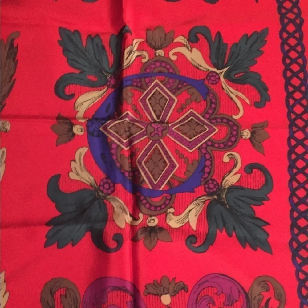 Vintage Ginnie Johansen silk scarf